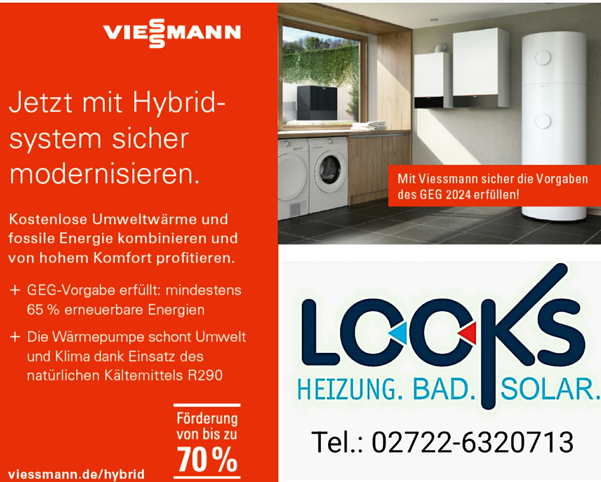 hybridheizung heizungstausch looks • LOOKS - Heizung Sanitär Solar