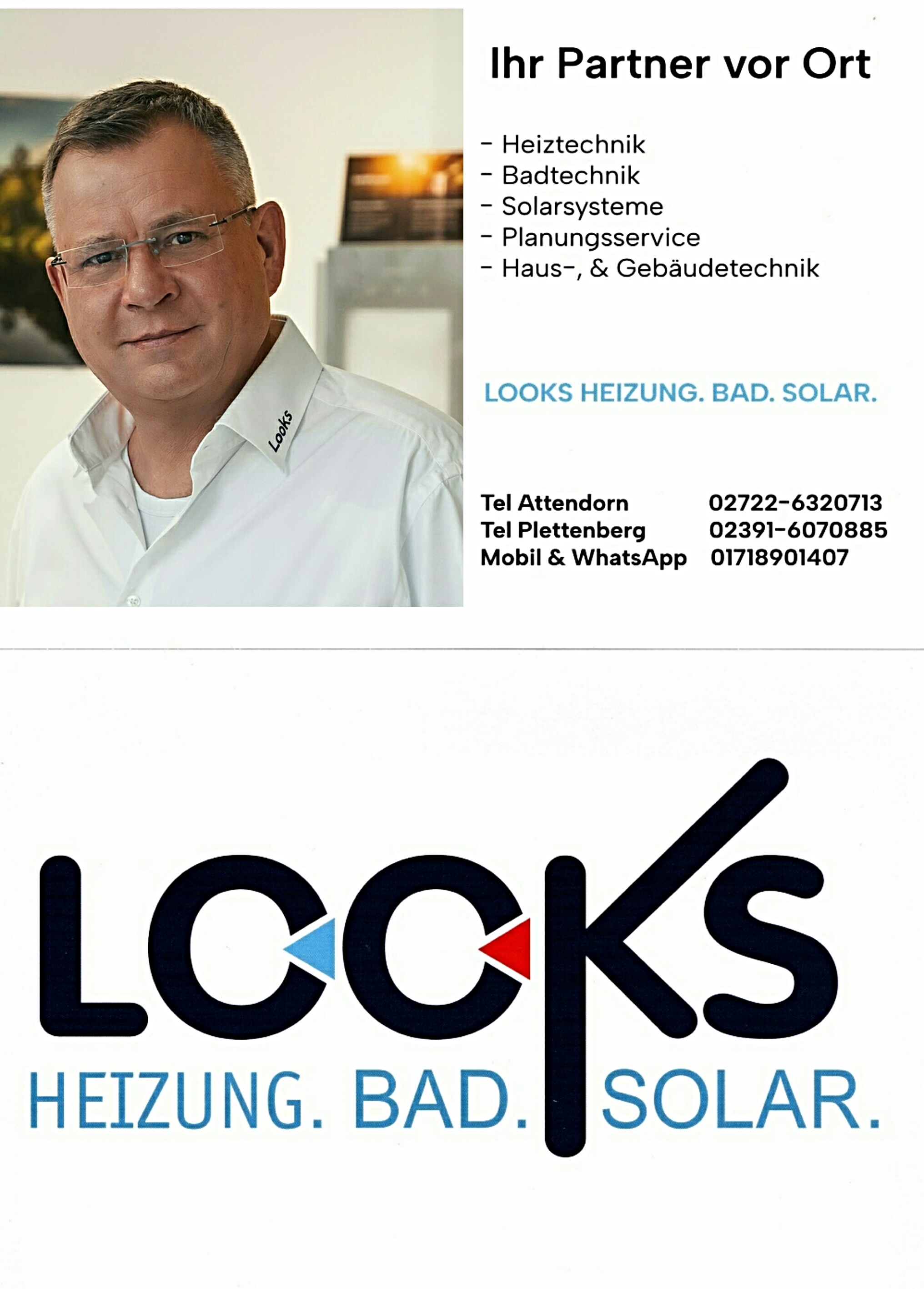 kundendienst heizung vor ort attendorn plettenberg herscheid finnentrop looks • LOOKS - Heizung Sanitär Solar