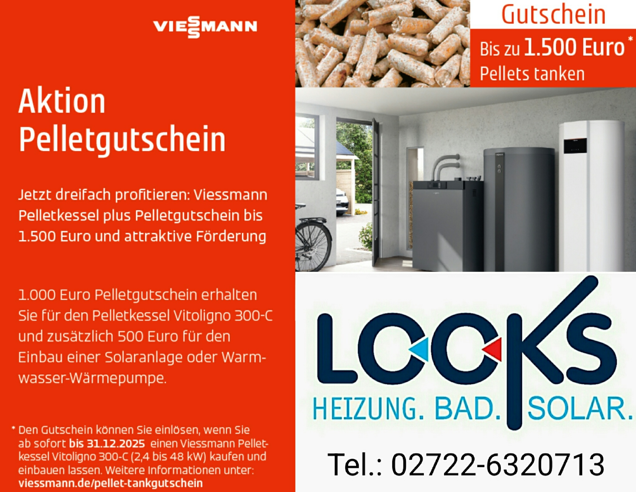 viessmann pellets tankgutschein looks • LOOKS - Heizung Sanitär Solar